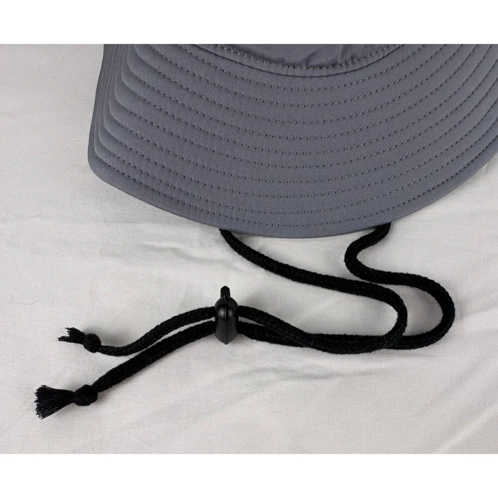 adidas Victory Bucket Hat Gray AEROREADY Sun Boonie NWOT Adjustable Strap UPF50 - Picture 6 of 8